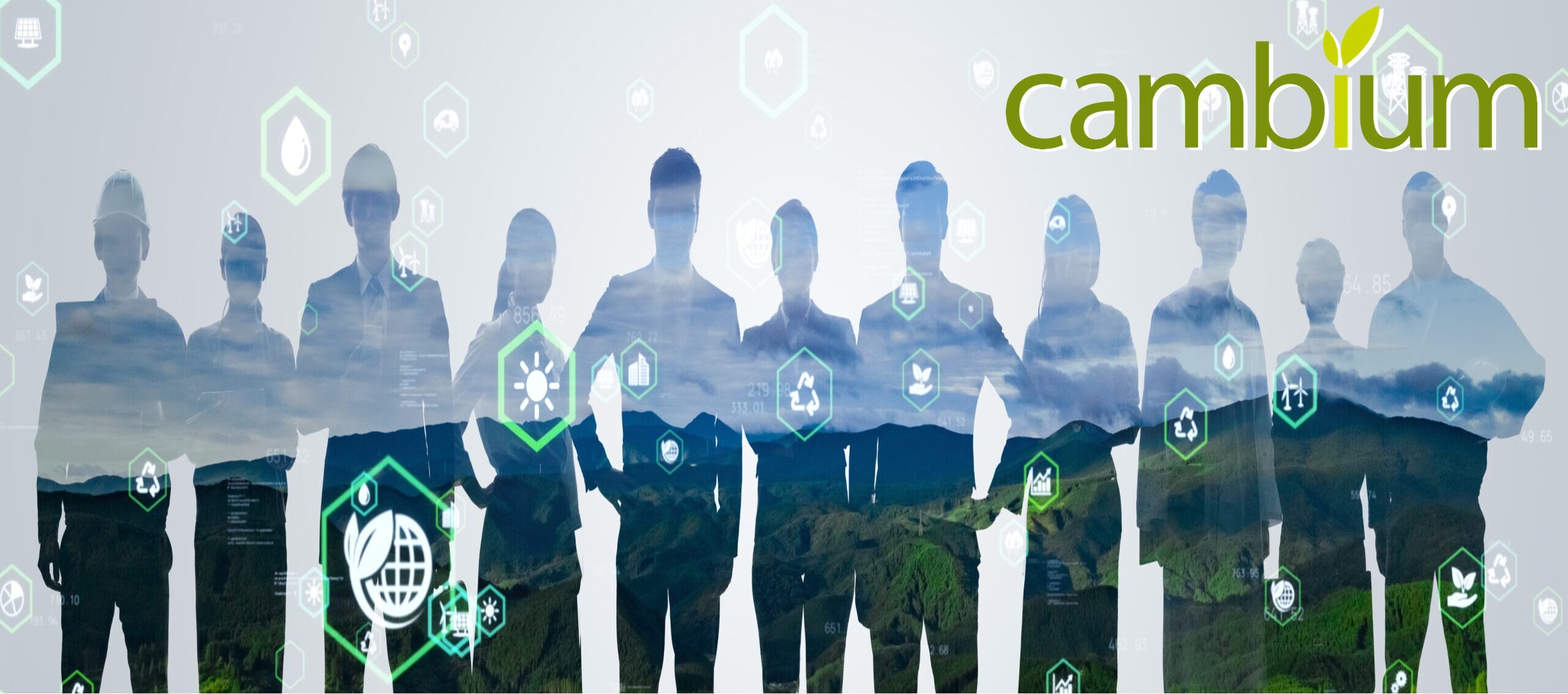 ESG - Cambium logo + row of people